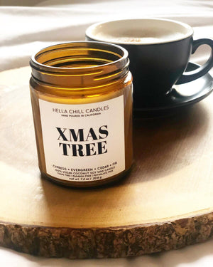 XMAS TREE 100% Vegan Coconut Soy Wax Candle